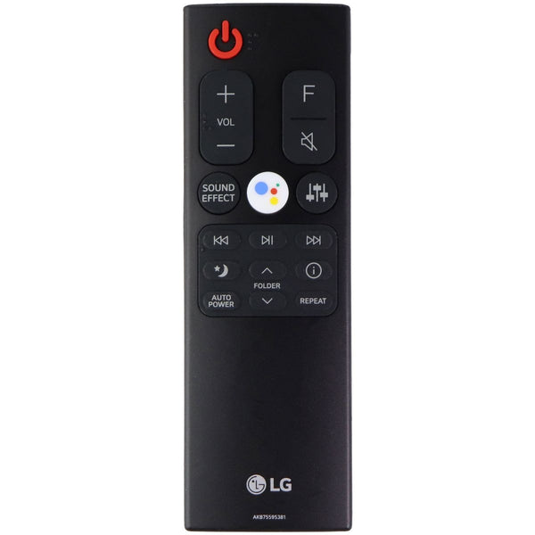 LG Remote Control (AKB75595381) for Select LG Soundbars - Black