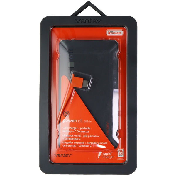 Ventev Powercell (6010+) Portable Charger External Battery Pack with USB-C Cable