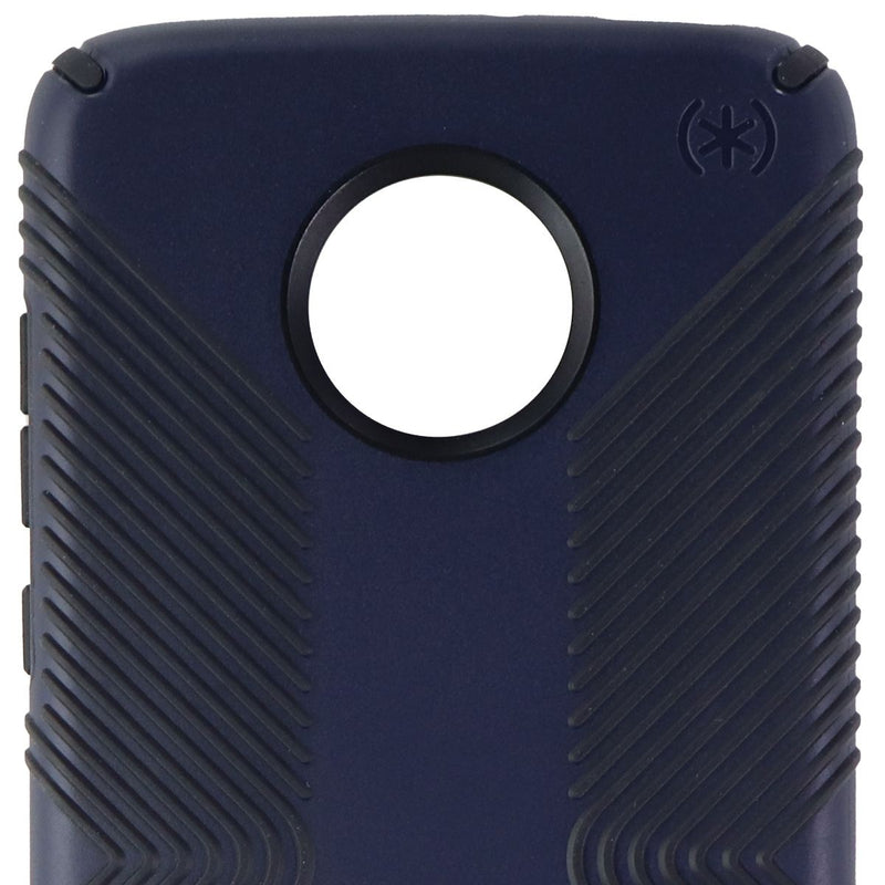 Speck Presidio Grip Case for Motorola Moto Z4 - Eclipse Blue/Carbon Black