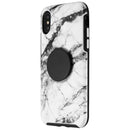 Otter + Pop Symmetry Series Case for Apple iPhone Xs/X - White Marble