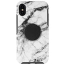 Otter + Pop Symmetry Series Case for Apple iPhone Xs/X - White Marble