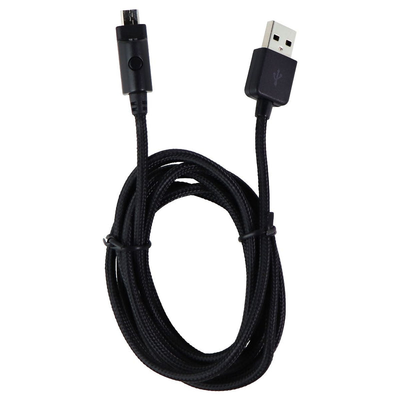 Xentris Wireless 6-foot (Micro-USB) to USB Braided Cable with LED - Black
