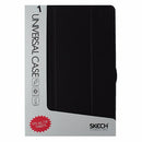 Skech Universal Adjustable Folio Case for all Tablets 7 to 8 Inches - Black