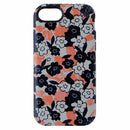 Speck Presidio Inked Hybrid Case for iPhone 7 - Dark Blue / White / Pink Flowers