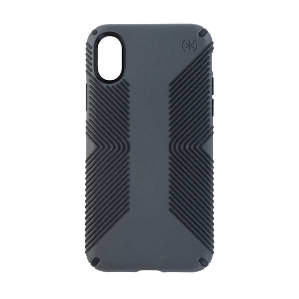 Speck Presidio Grip Series Case for Apple iPhone X - Charcoal Gray/Black