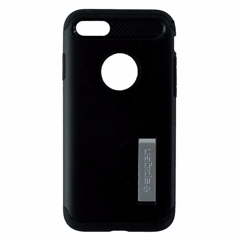 Spigen Slim Armor Dual Layer Case w/ Kickstand for iPhone 8 / 7 - Matte Black