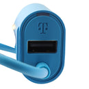 T-Mobile 3.4A Car Charger with Micro-USB Connector and Extra USB Port - Blue