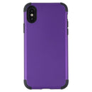 Verizon Slim Hard Case for Apple iPhone Xs and iPhone X - Matte Purple/Black