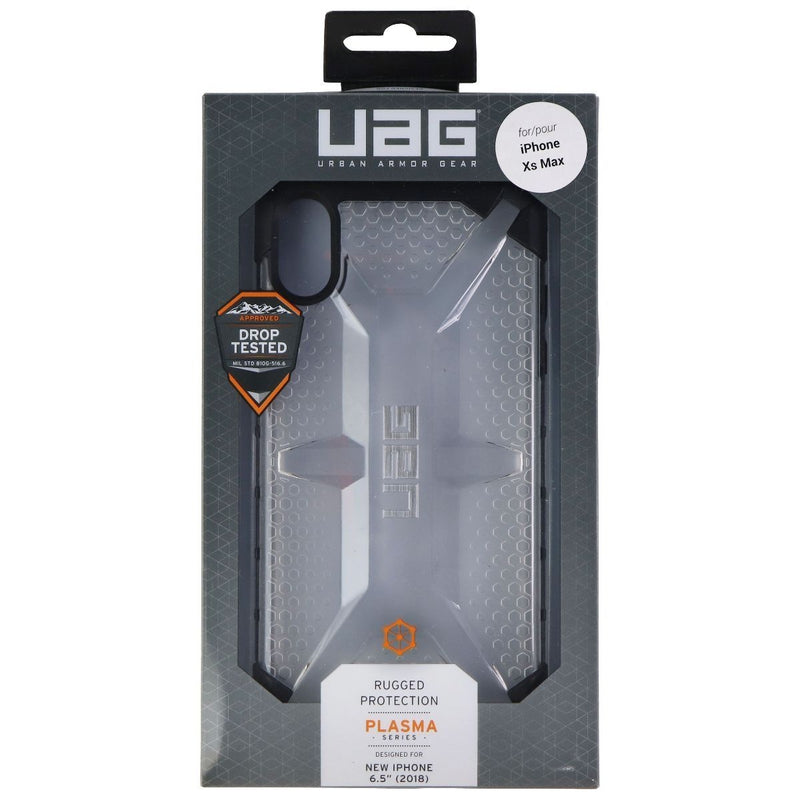 Urban Armor Gear Plasma Series Case for Apple iPhone Xs Max - Ice (Clear/Black)