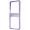 ITSKINS Hybrid Clear Phone Case for Galaxy Z Flip3 5G - Lavender & Transparent