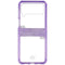 ITSKINS Hybrid Clear Phone Case for Galaxy Z Flip3 5G - Lavender & Transparent