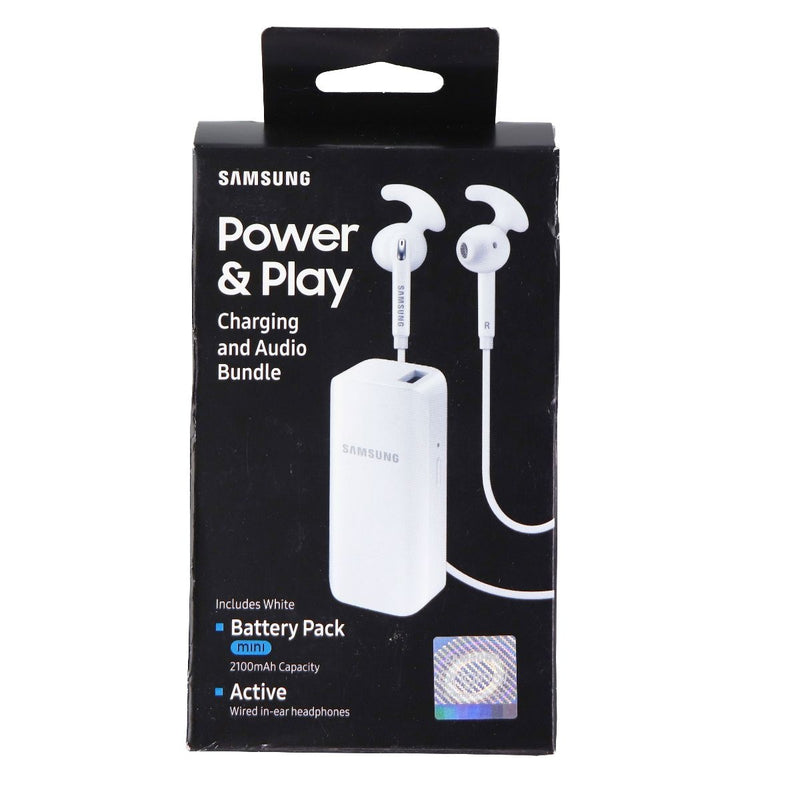 Samsung Power & Play Bundle - Active In-Ear Headset and Battery Pack - White