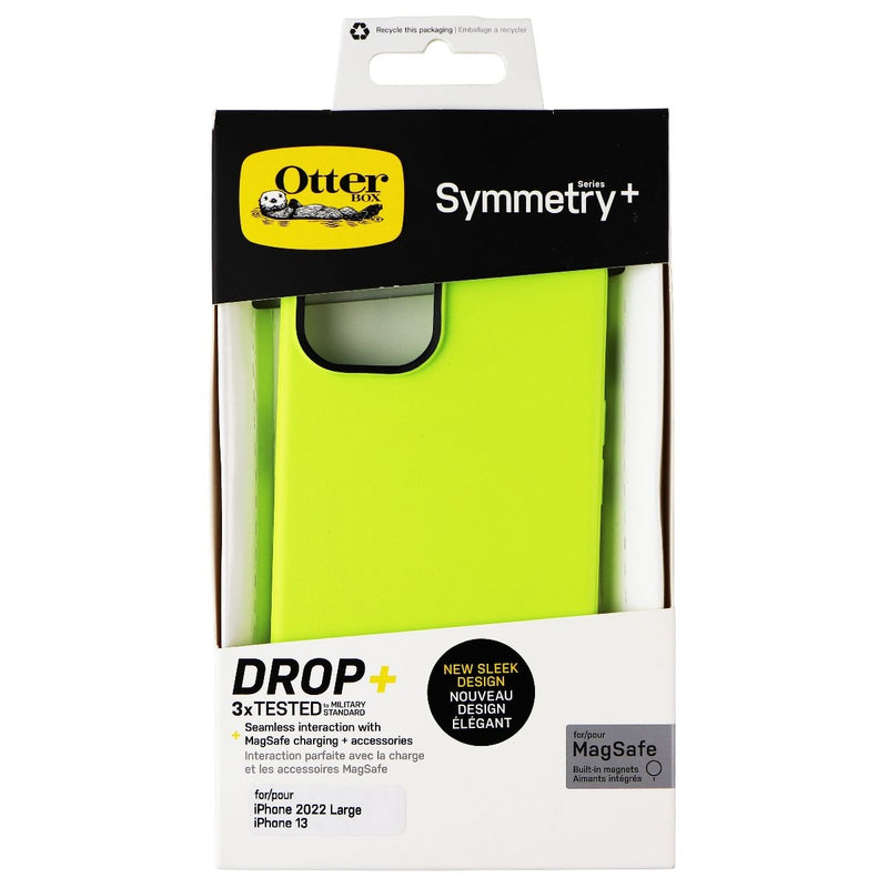 OtterBox Symmetry+ Series Case for MagSafe for iPhone 14/13 - Lime All Yours