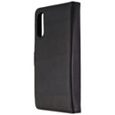 Uunique London Genuine Leather Folio Case for Samsung Galaxy A50 - Black