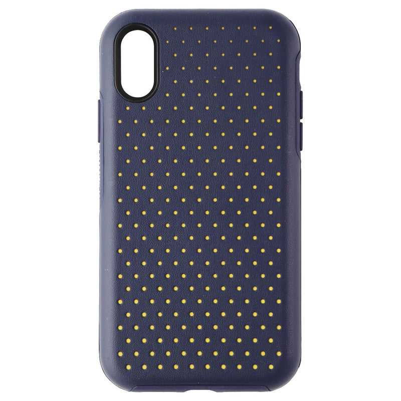 OtterBox Statement Moderne Case for iPhone XR - Midnight Polka (Blue/Citrus)