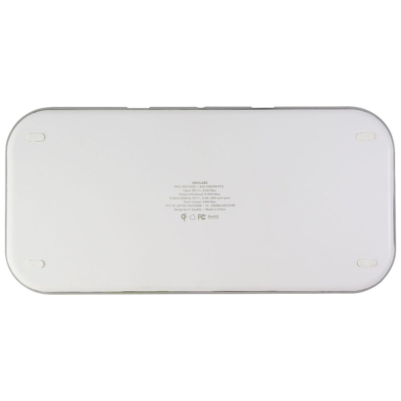 ubiolabs 10-Watt Wireless Fast Charging Pad (WCB123) for Qi Devices - White