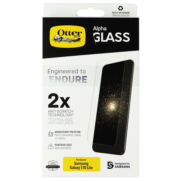 OtterBox Alpha Glass Screen Protector for Samsung Galaxy S10 Lite - Clear
