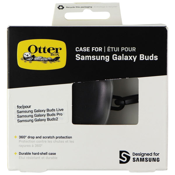 OtterBox Hard Shell Headphone Case for Galaxy Buds Live/Buds Pro - Black/Clear