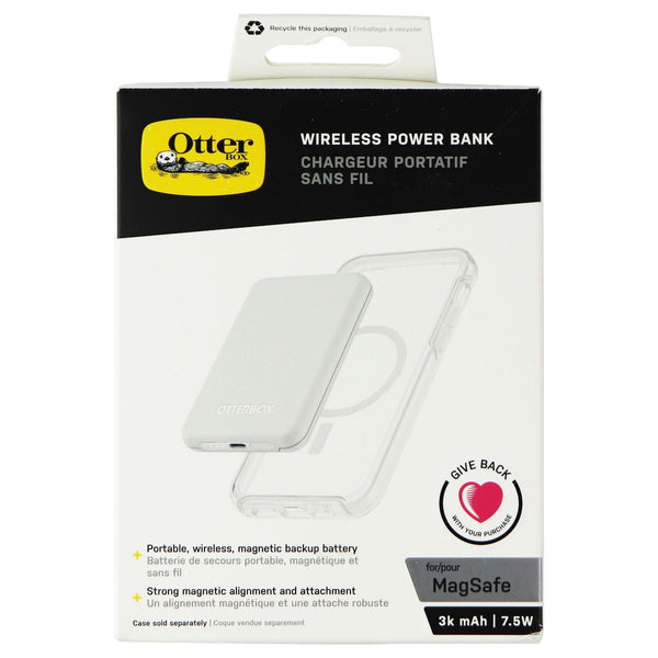 OtterBox Wireless Power Bank for MagSafe, 3k mAh (7.5W) - White