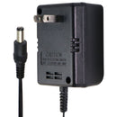 12V/500ma AC Adaptor Plug in Power Supply - Black (JE-1250U)
