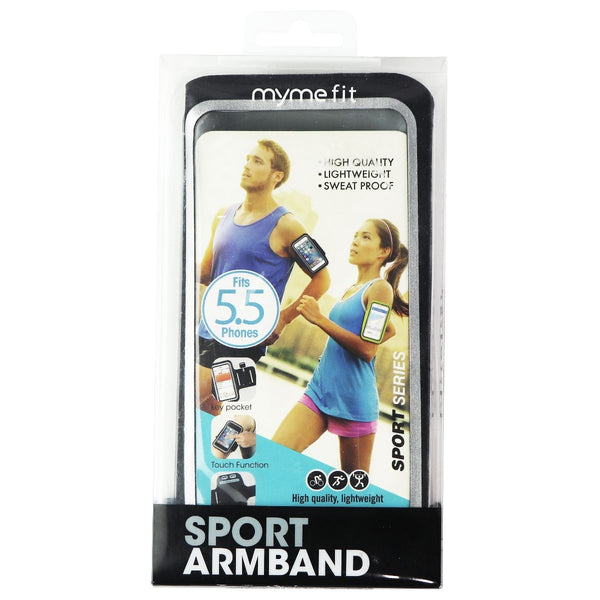 MyMeFit Universal Sport Armband for all Smartphones (up to 5.5 inch) - Black