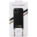iDeal of Sweden Phone Necklace Case for Apple iPhone 13 - Jet Black Croco
