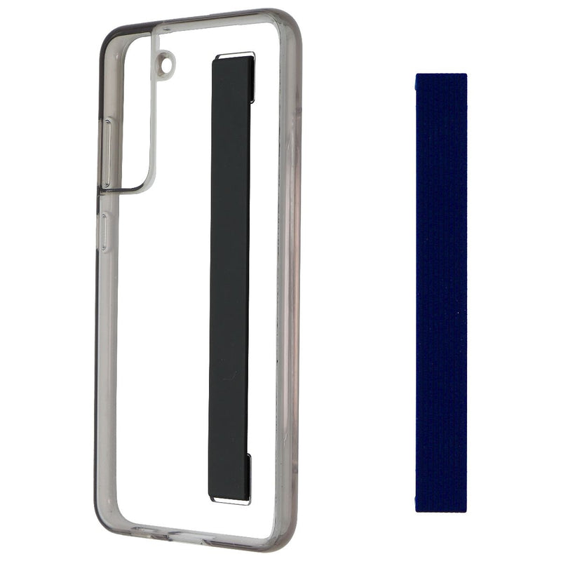 Samsung Slim Strap Cover Case for Galaxy S21 FE (5G) - Clear/Black/Dark Gray