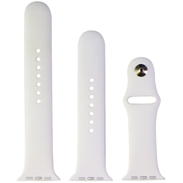 Apple (44mm) Sport Band for Apple Watch 42/44/45mm - Soft White - Full Set