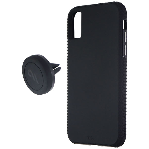 Case-Mate Tough Hard Case + Magnetic Car Mount for Apple iPhone Xs/X - Black