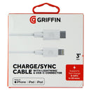 Griffin USB-C to 8-Pin Cable - 3FT, White