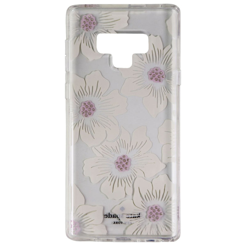 Kate Spade Hardshell Case for Samsung Galaxy Note9 - Clear/Hollyhock Floral/Gems