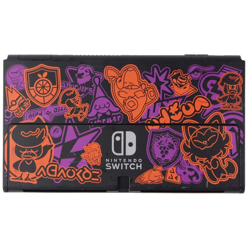 Nintendo Switch OLED Scarlet and Violet Bundle with Dock & Red/Blue Joy-Cons