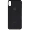 Repair Part - Back Glass Panel for Apple iPhone X - Black with Logo