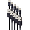 (5 Pack) Combo of (3-Ft) 8-Pin to USB Charging Cables for iPhone/iPad - Blue