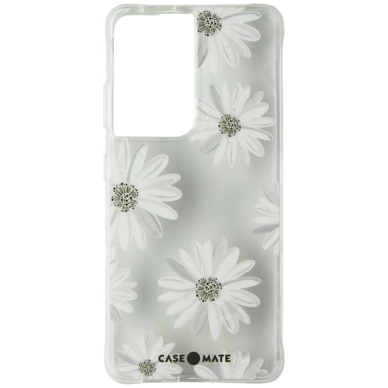 Case-Mate Prints Series Case for Samsung Galaxy S21 Ultra 5G - Glitter Daisies