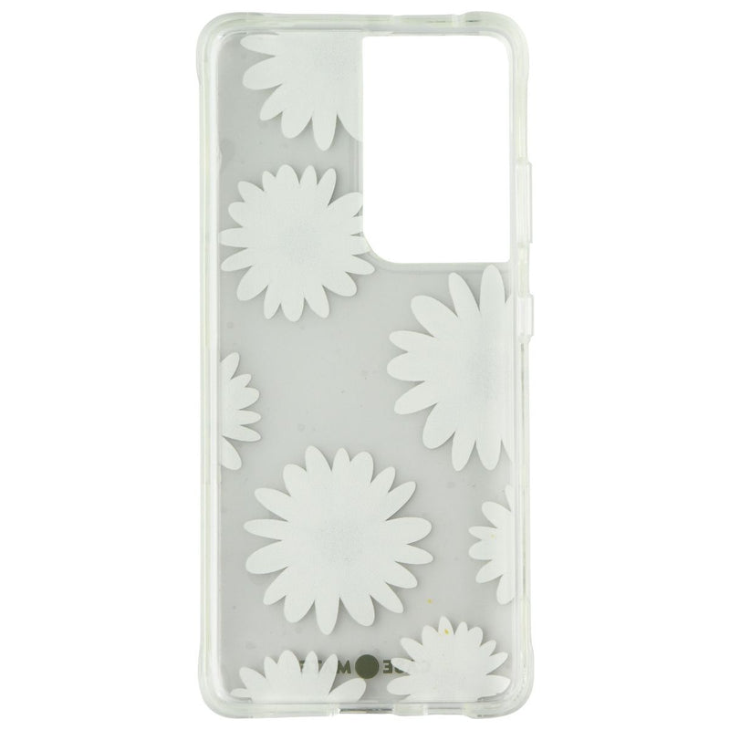 Case-Mate Prints Series Case for Samsung Galaxy S21 Ultra 5G - Glitter Daisies