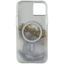 Case-Mate Karat Marble Case for MagSafe for iPhone 14 Plus - Clear/Gold/White