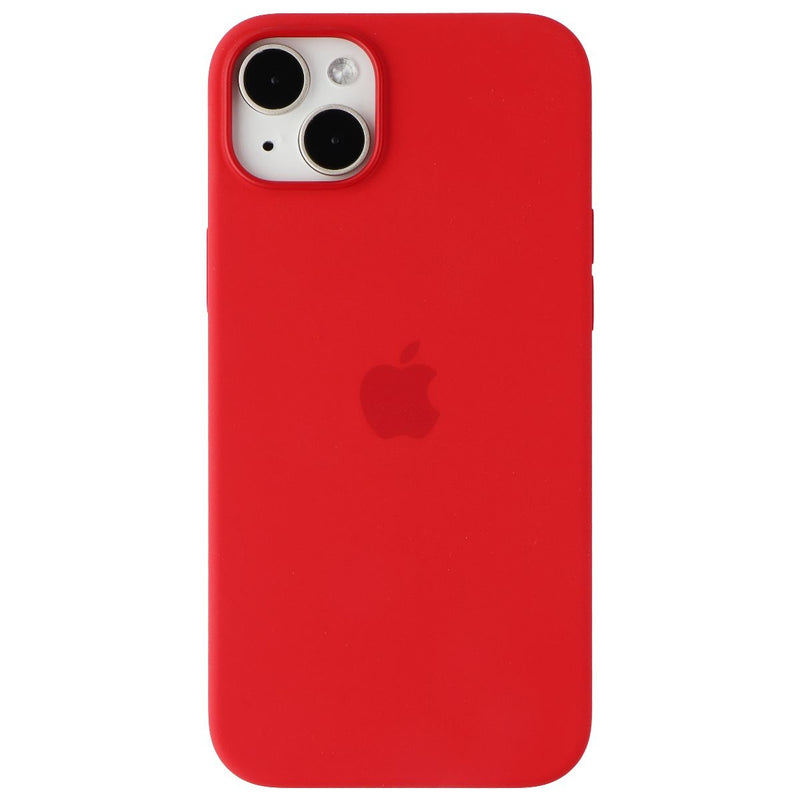 Apple Silicone Case for  MagSafe for Apple iPhone 14 Plus - (Product) RED
