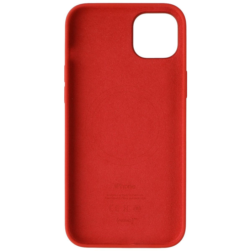 Apple Silicone Case for  MagSafe for Apple iPhone 14 Plus - (Product) RED