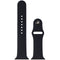 Silicone Watch Band for Apple Watch 42/44/45mm Cases - Black - Large