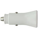 S. Simple Travel Kit with Lightning to USB-C Cable, Car & Wall Charger - White