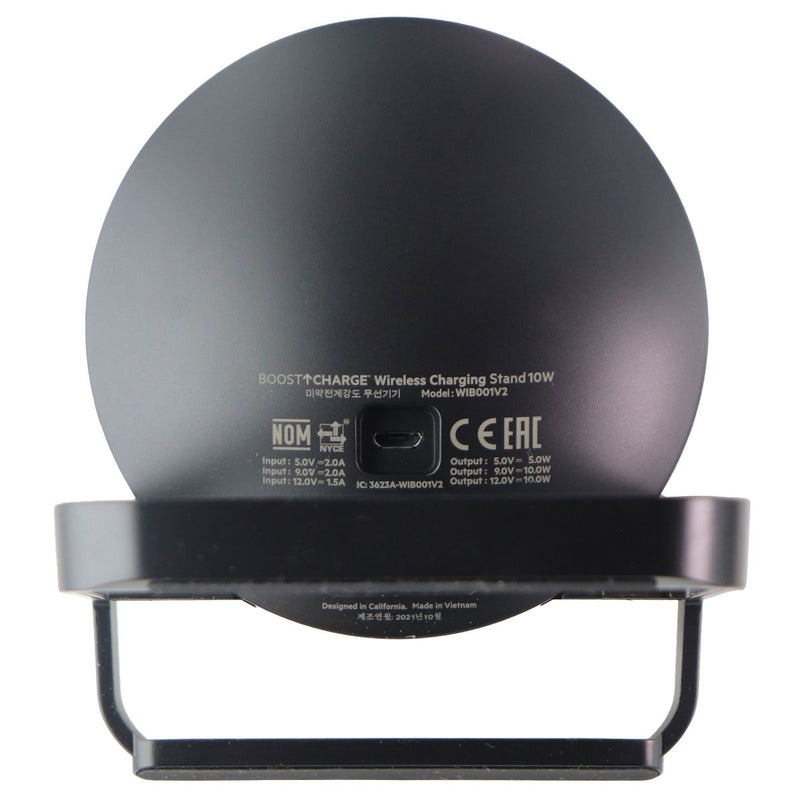 Belkin BoostCharge 10W Fast Wireless Charging Stand with QC 3.0 Charger - Black