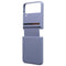 Samsung Flap Leather Cover Luxury Case for Galaxy Z Flip4 - Serene Purple