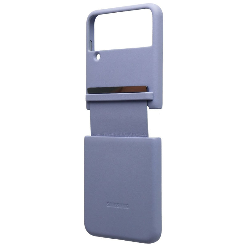 Samsung Flap Leather Cover Luxury Case for Galaxy Z Flip4 - Serene Purple