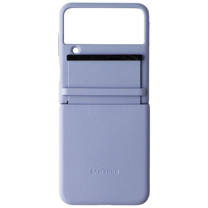 Samsung Flap Leather Cover Luxury Case for Galaxy Z Flip4 - Serene Purple