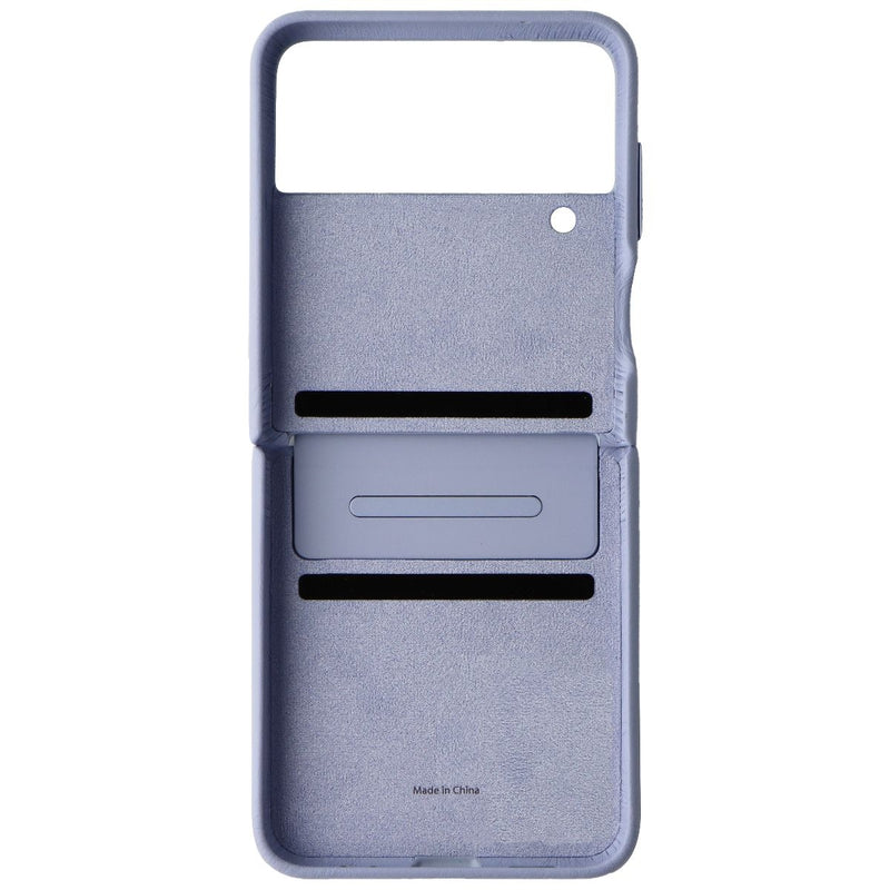 Samsung Flap Leather Cover Luxury Case for Galaxy Z Flip4 - Serene Purple
