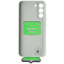 Samsung Silicone Cover with Strap for Samsung Galaxy S22+ (Plus) - White / Green