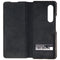 Samsung Leather Protective Cover with Strap for Galaxy Z Fold3 5G - Black