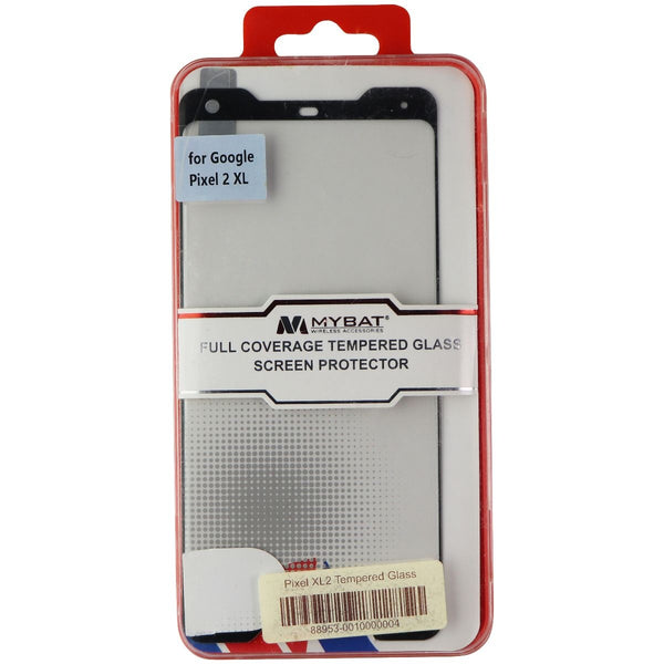 MYBAT Full Coverage Tempered Glass for Google Pixel 2 XL - Clear/Black