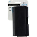 Planet Wireless Leather Phone Pouch for Slim/Small Smartphones - Black